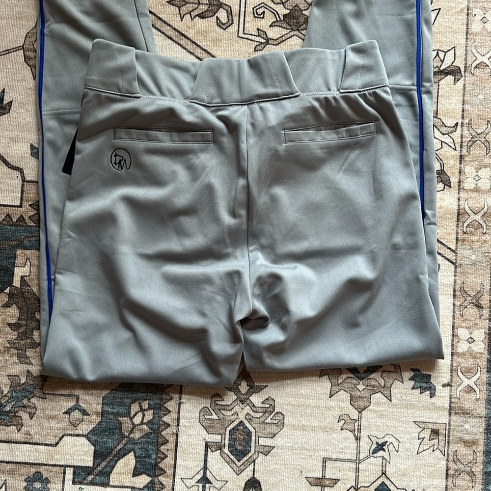 Original DIRTY MIDS Baseball Pants -Royal Blue Piping - Picture 7 of 12